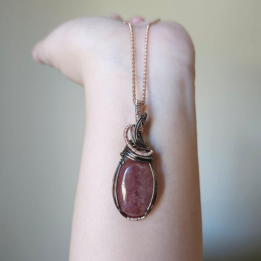 Strawberry Quartz Pendant